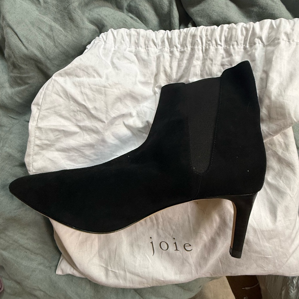 Joie Elegant Black Heeled Boots